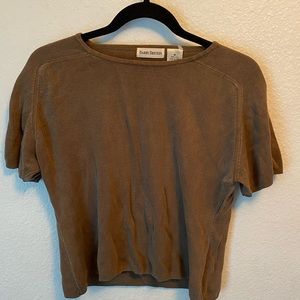 100% silk thick top